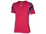 View Table Tennis Clothing Mizuno T-shirt Shadow Tee 62GA2600 opera red
