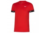View Table Tennis Clothing Mizuno T-shirt Tee K2GA2501 fiery red