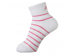 View Table Tennis Clothing Nittaku Bolan Socks (2708) white/rose