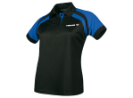 View Table Tennis Clothing Tibhar Shirt World Lady (Poly) black/blue