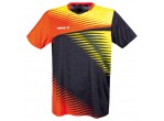 View Table Tennis Clothing Tibhar T-Shirt Azur orange/black