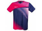 View Table Tennis Clothing Tibhar T-Shirt Azur pink/dark blue