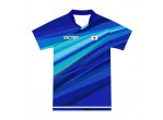 View Table Tennis Clothing Victas Japan National Team Shirt blue