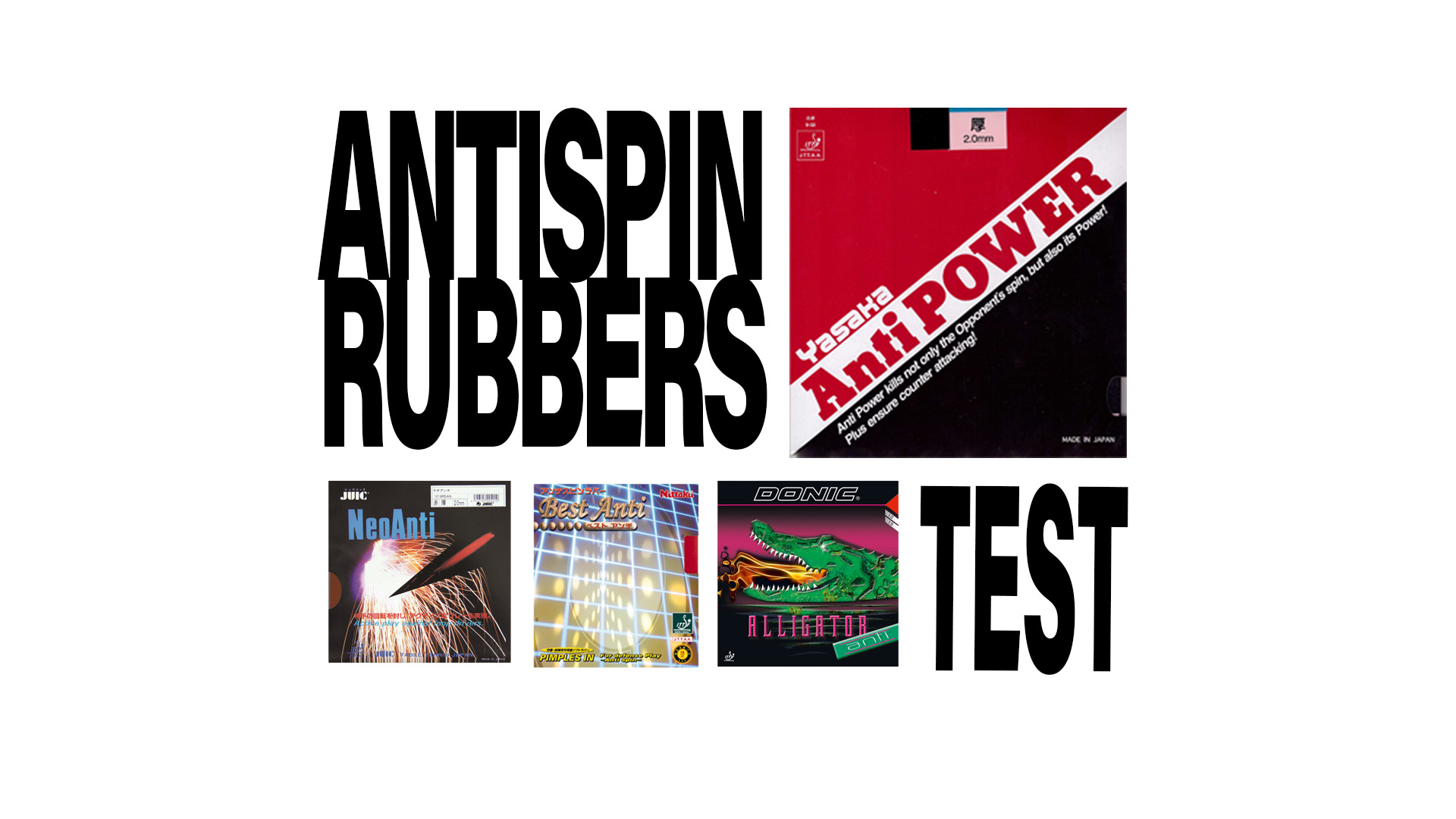 Testing Antispin Rubbers