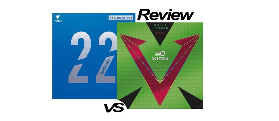 Victas V > 22 Double Extra vs Xiom Vega Asia Hybrid – Two different takes on modern 50-degree rubbers