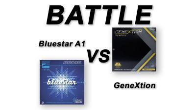 Nittaku GeneXTion vs Donic Bluestar A1: The Battle of Recently Introduced 52.5-Degree Rubbers 