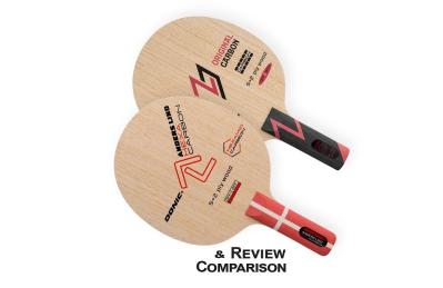 Donic Anders Lind Hexa Carbon vs. Donic Zhang Zike Original Carbon blades 