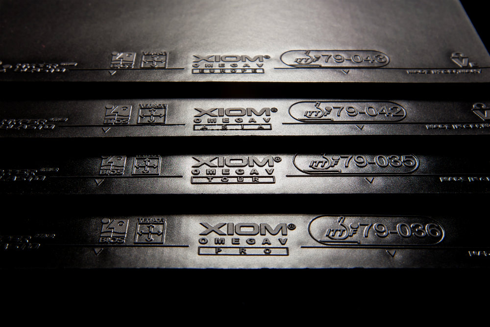 Xiom Omega V Pro / Euro / Asia / Tour Rubbers Complete Expert Review
