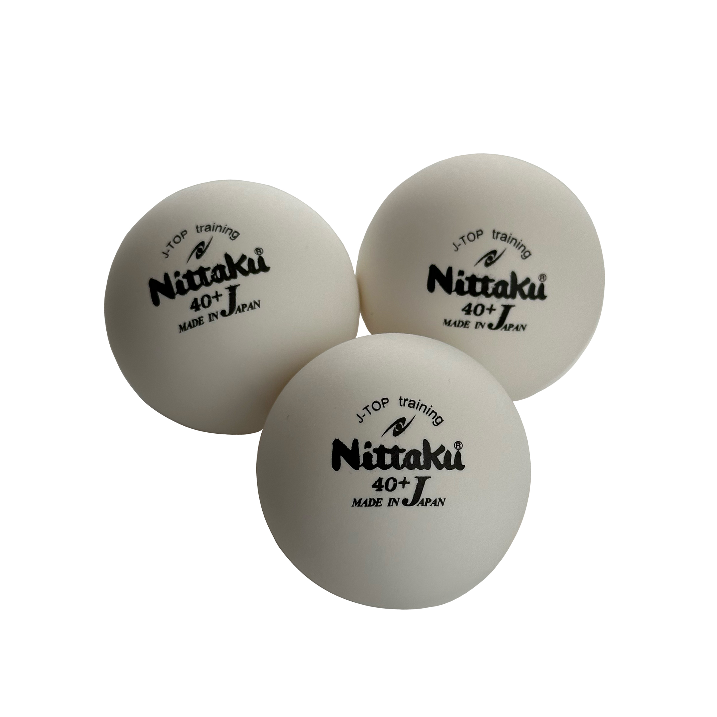 3 high-quality Nittaku J-Top balls (Made in Japan)
