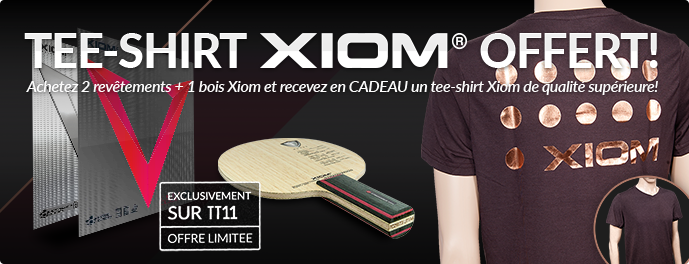 Recevez un tee-shirt Xiom GRATUIT! Recevez un tee-shirt Xiom GRATUIT!